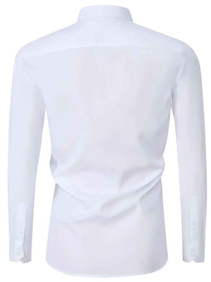 Hunter | Long Sleeve Button-Up Shirt with Refined Design