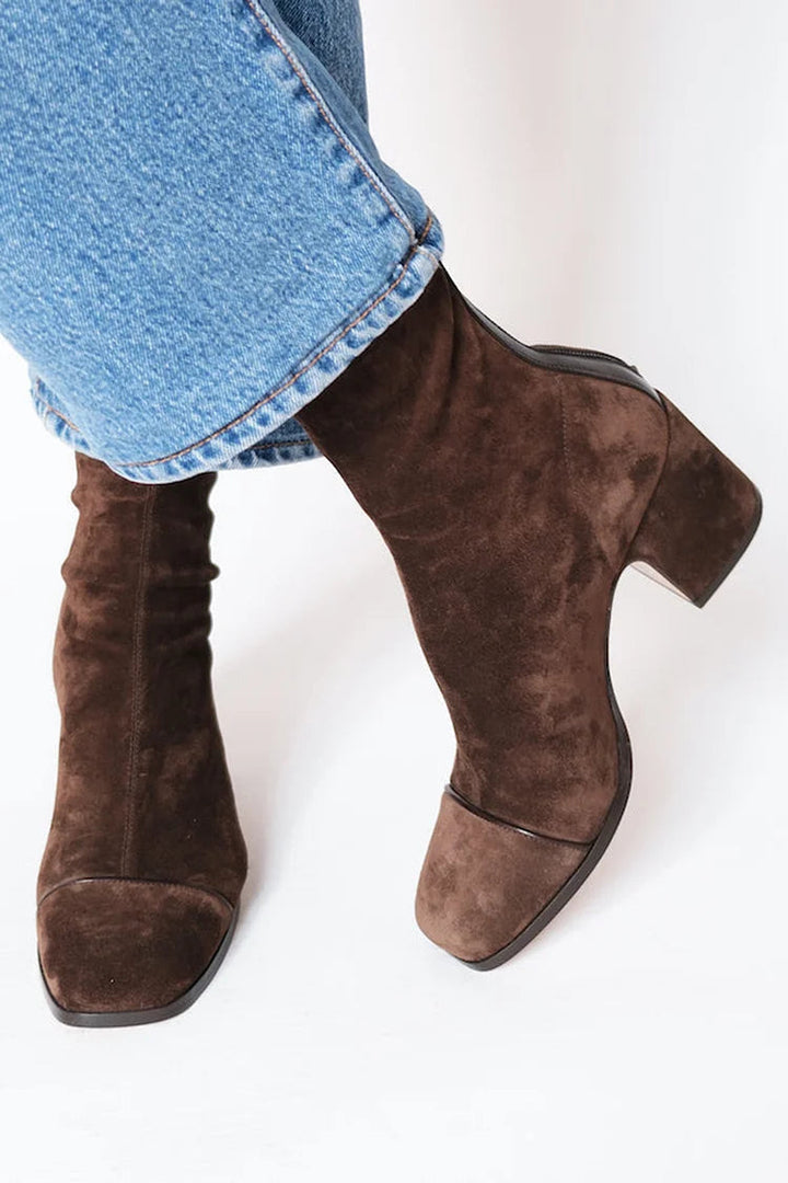 Taylor | Heeled Boots with Square Toe