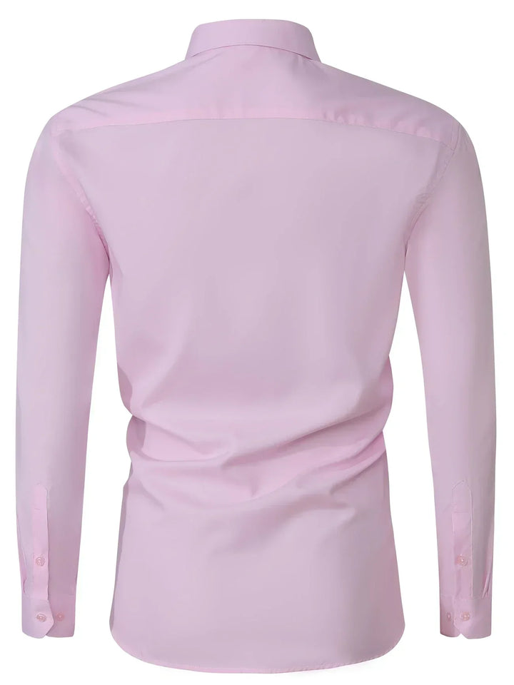 Hunter | Long Sleeve Button-Up Shirt with Refined Design