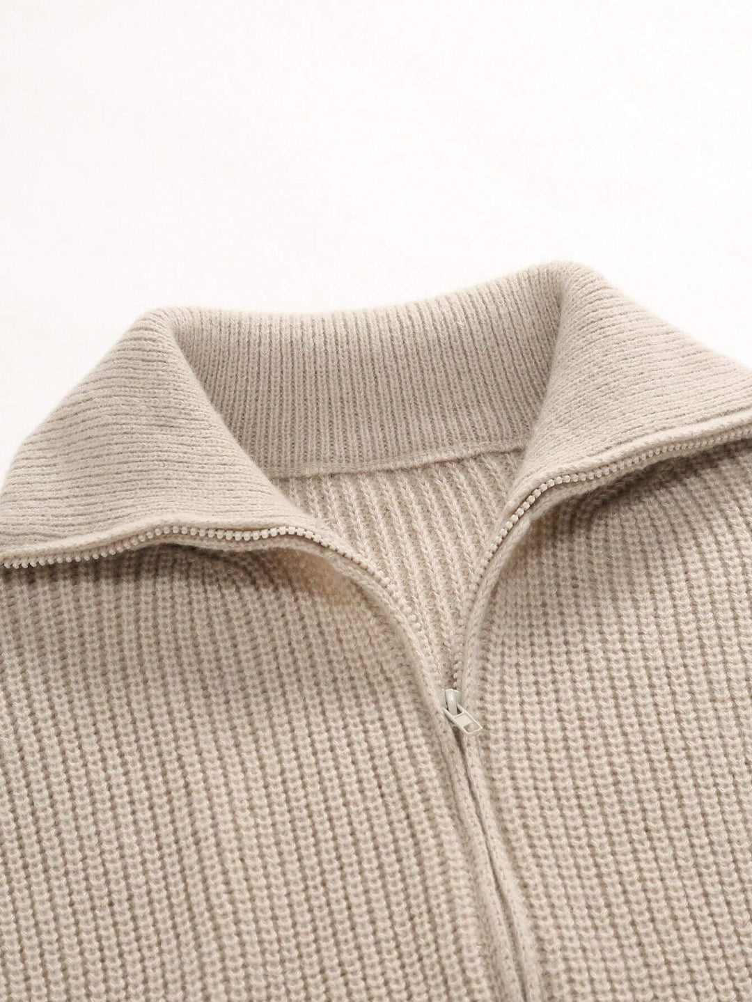 Donald | Zip-Up Cardigan with Fine Knit Fabric