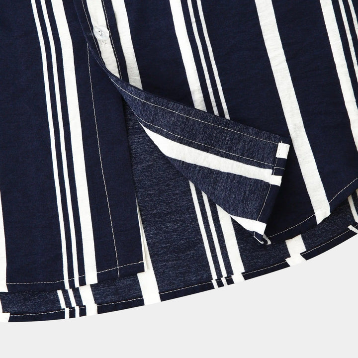 Raymond | Striped Shirt with Unique Design