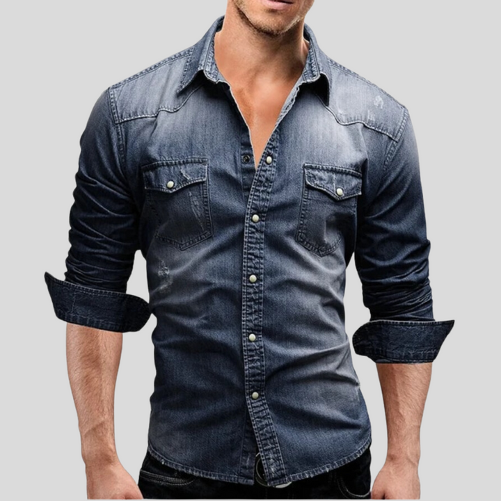 Sean | Denim Shirt with Modern Style