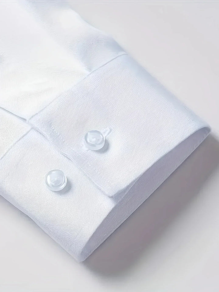 Hunter | Long Sleeve Button-Up Shirt with Refined Design