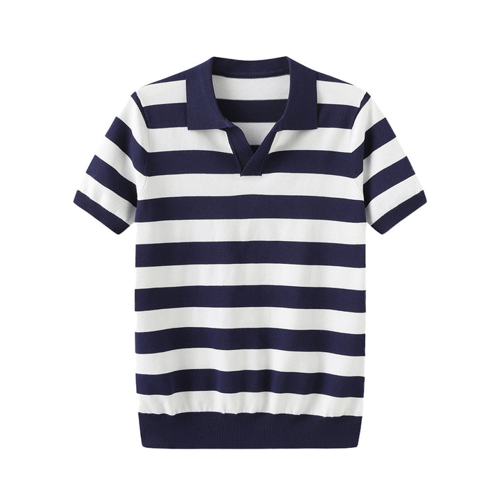Gregory | Polo Shirt with Striped Design