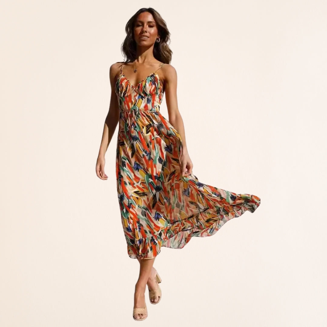 Angela | Dress with Bohemian Design