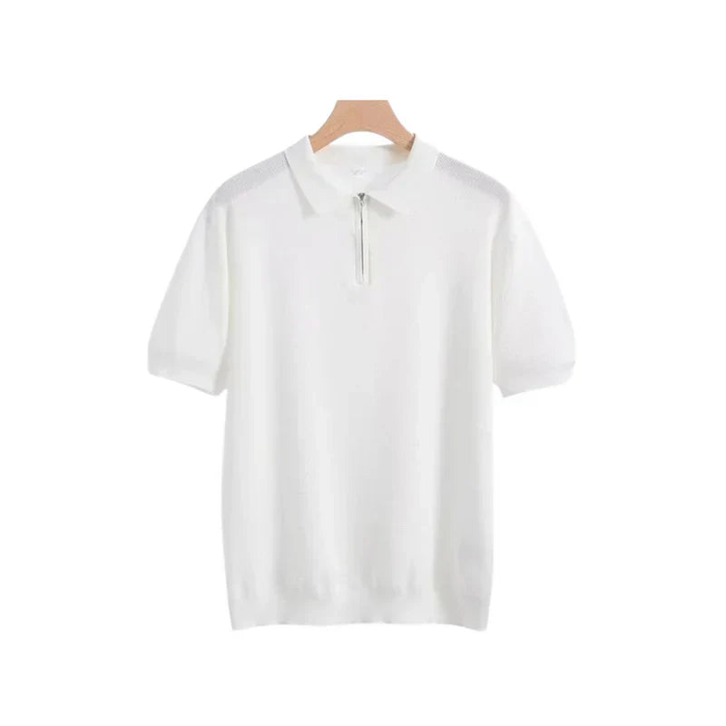Samuel | Polo Shirt with Zip Closure