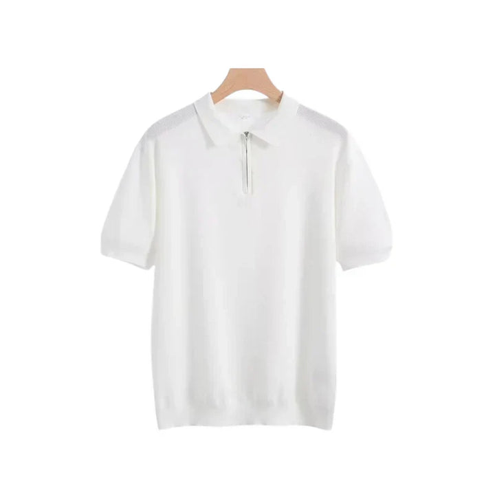 Samuel | Polo Shirt with Zip Closure