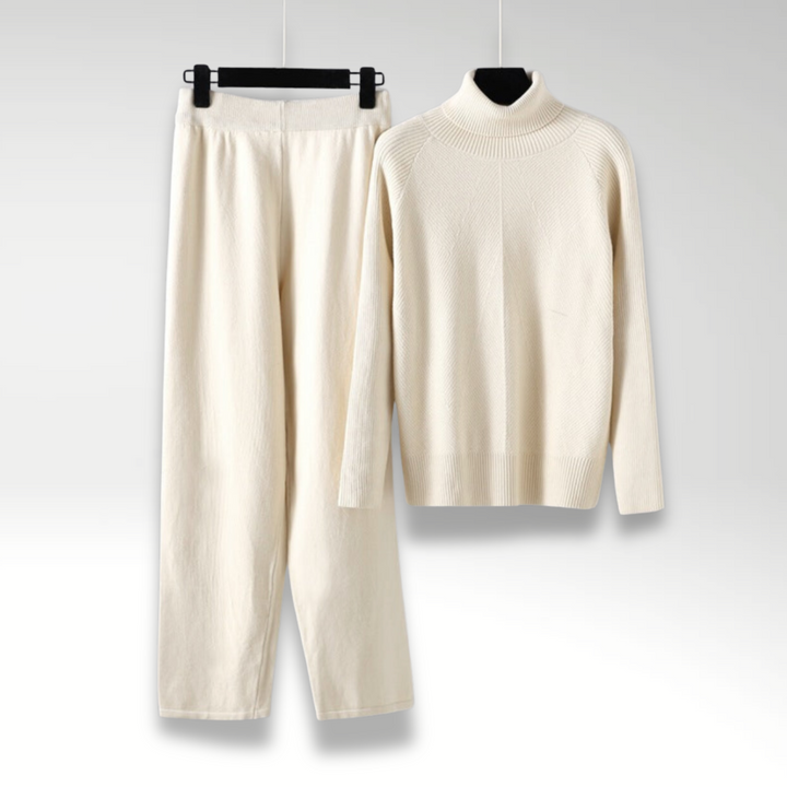 Michelle | Two-Piece Cable Knit Lounge Set with Complete Comfort