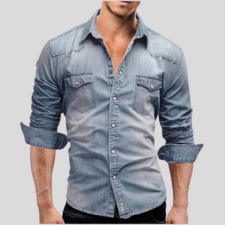 Sean | Denim Shirt with Modern Style