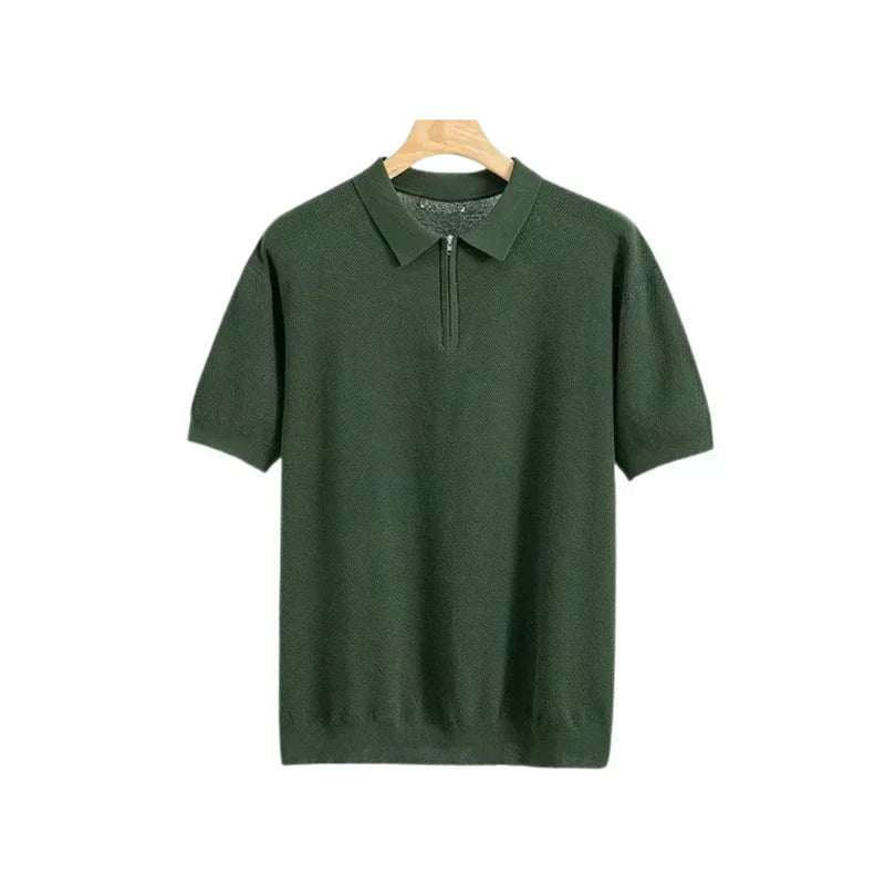 Samuel | Polo Shirt with Zip Closure