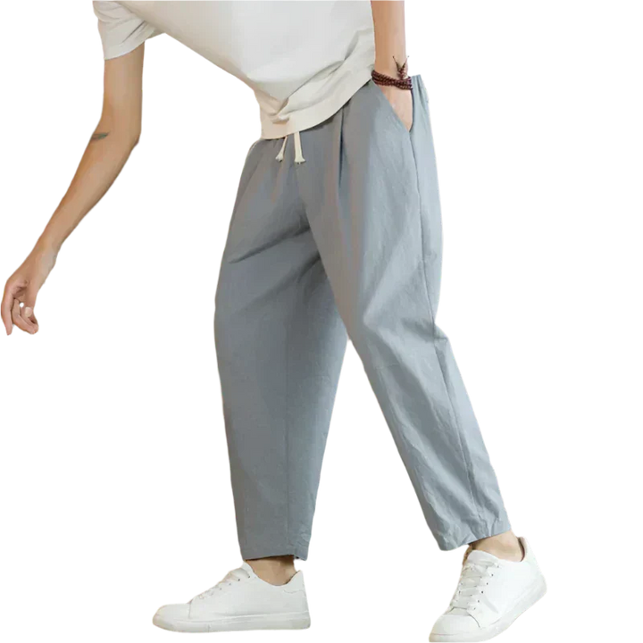 Nicholas | Cotton Pants with Cancun Design