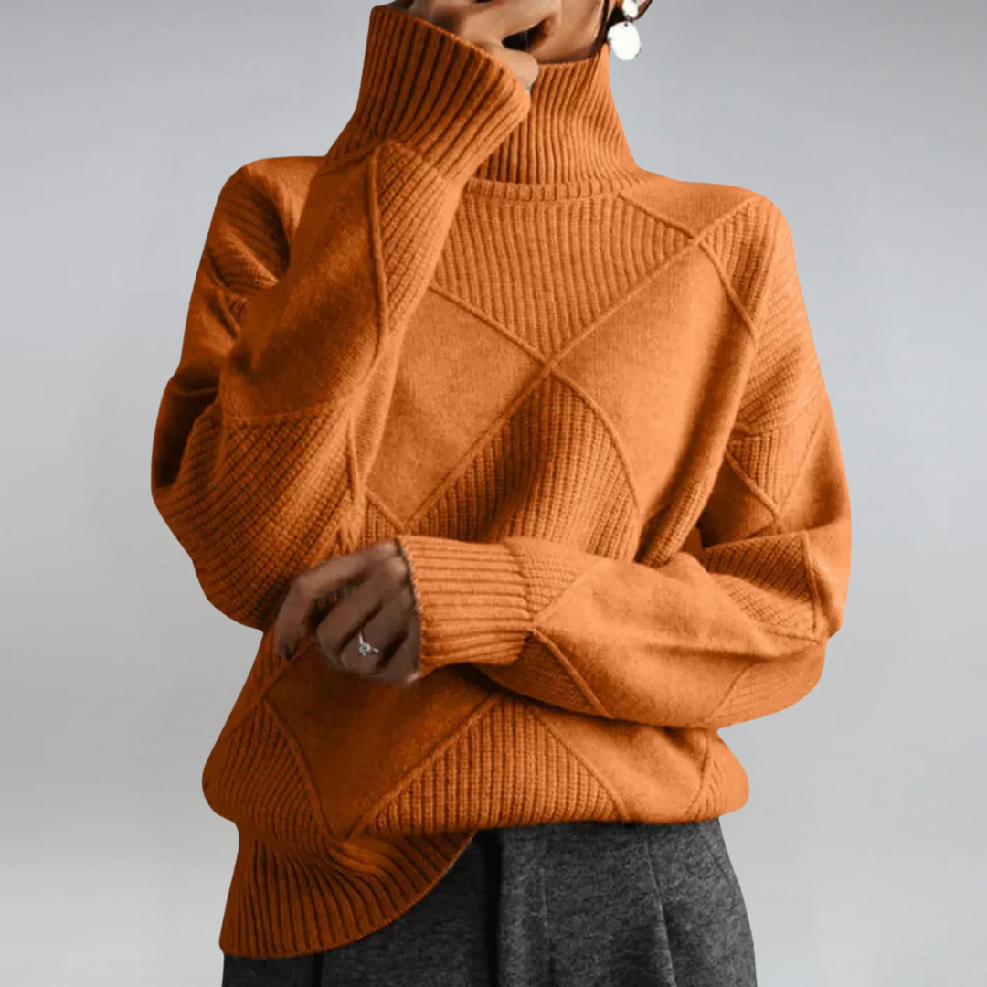 Lauren | Turtleneck Sweater with Cashmere Blend