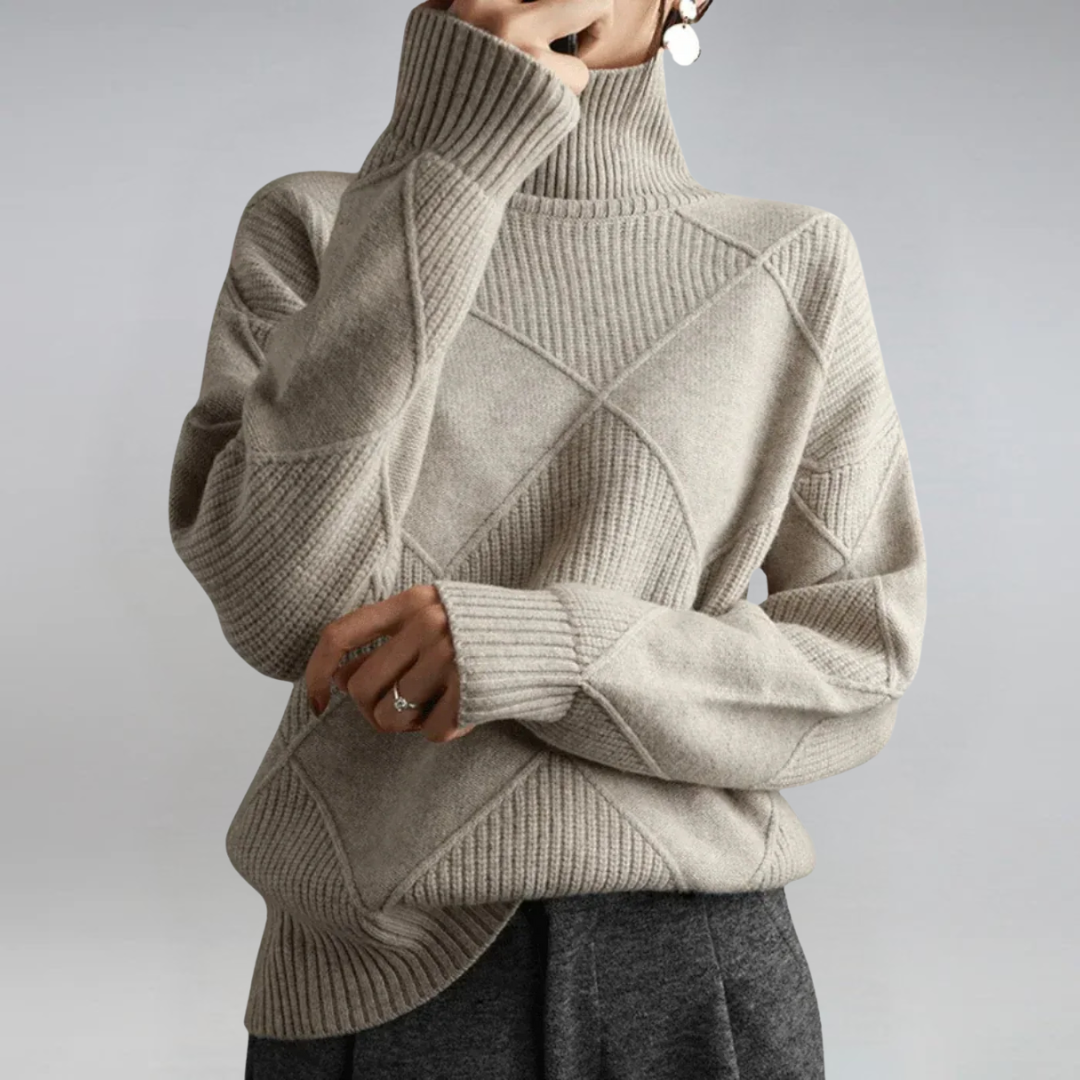 Lauren | Turtleneck Sweater with Cashmere Blend