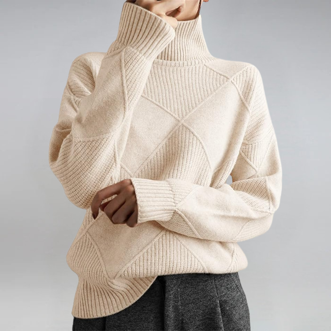 Lauren | Turtleneck Sweater with Cashmere Blend