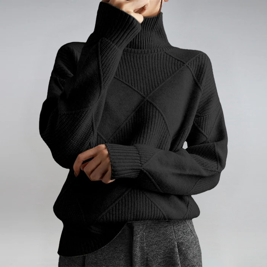 Lauren | Turtleneck Sweater with Cashmere Blend