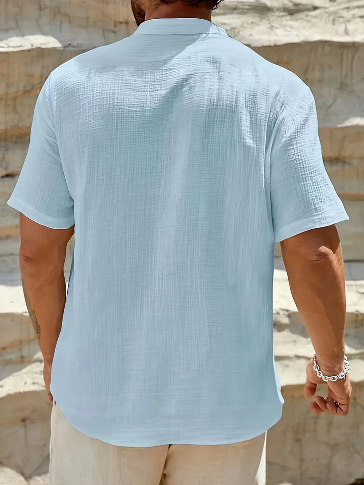 Christian | Summer Shirt with High Collar