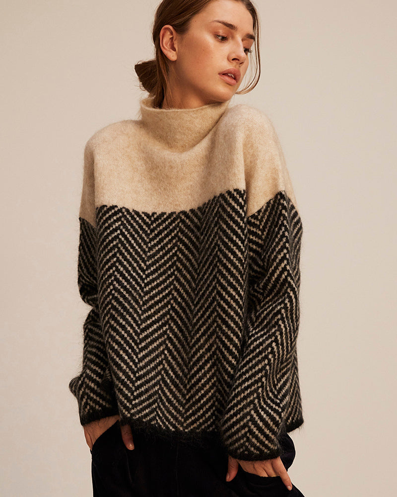 Norah | Turtleneck Sweater with Cotton
