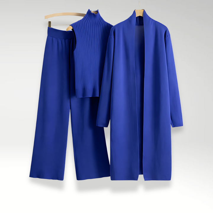 Melissa | Three-Piece Knit Set with Luxe Fabric