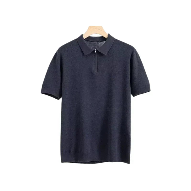 Samuel | Polo Shirt with Zip Closure