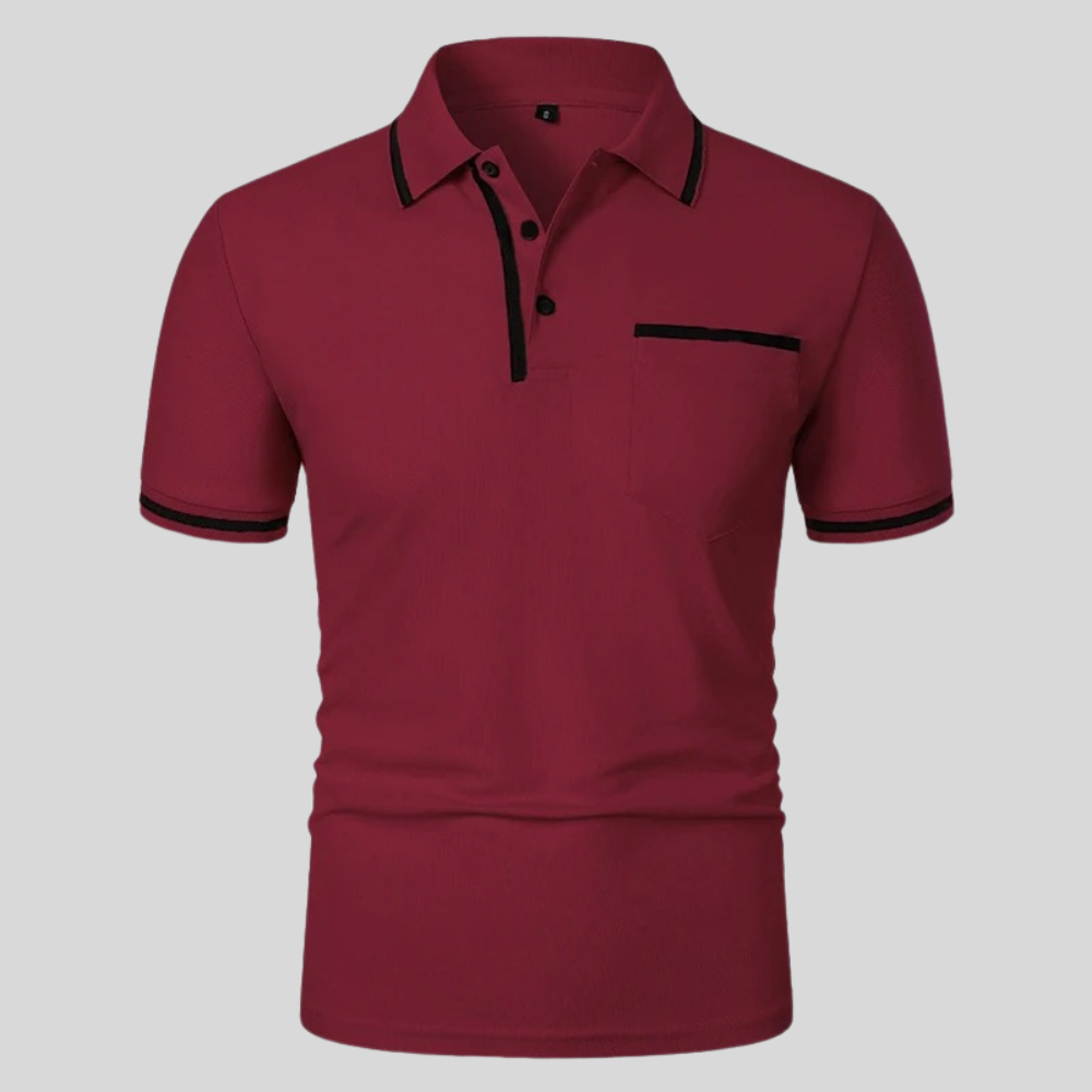 Alexander | Short Sleeve Polo with Tailored Fit