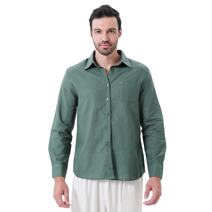 Bryan | Linen Shirt with Cape Town Design