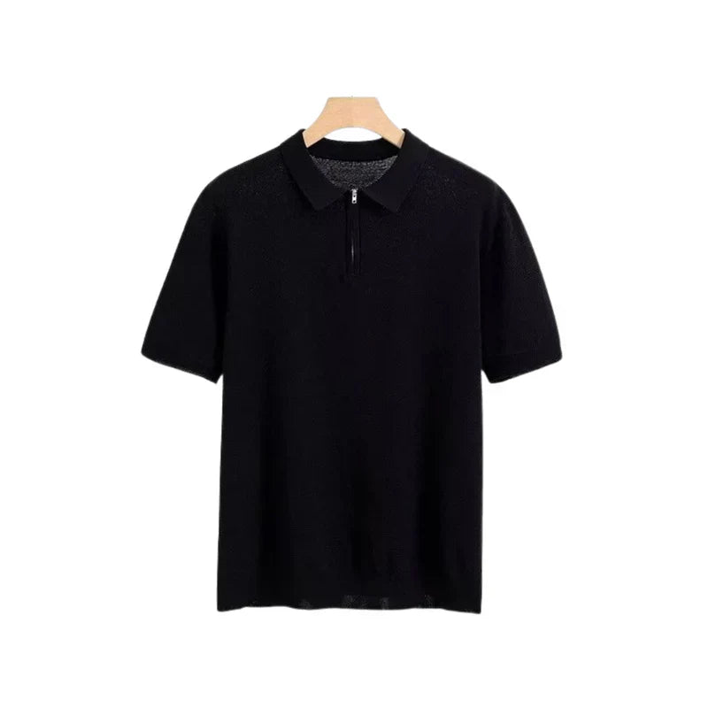 Samuel | Polo Shirt with Zip Closure