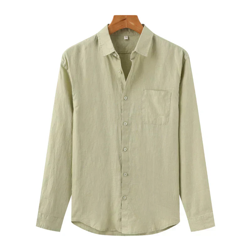 Bryan | Linen Shirt with Cape Town Design