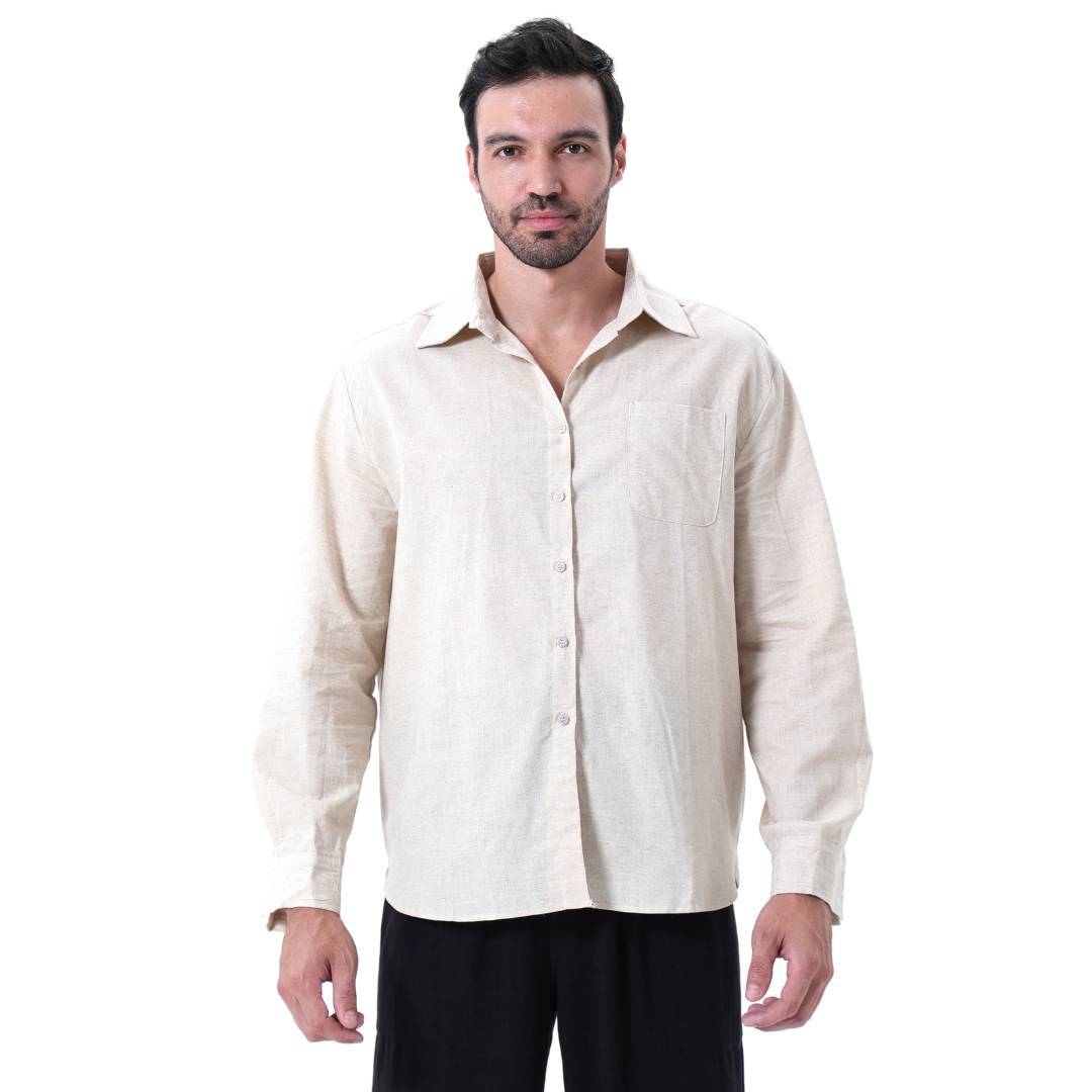 Bryan | Linen Shirt with Cape Town Design