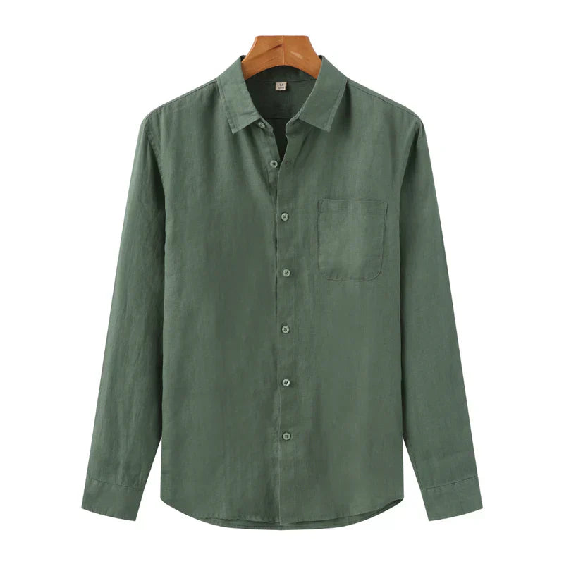 Bryan | Linen Shirt with Cape Town Design
