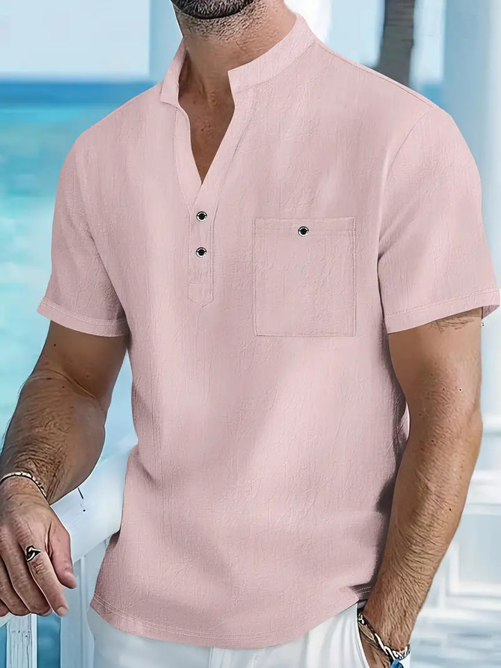 Ethan | Short Sleeve Shirt with Refined Design