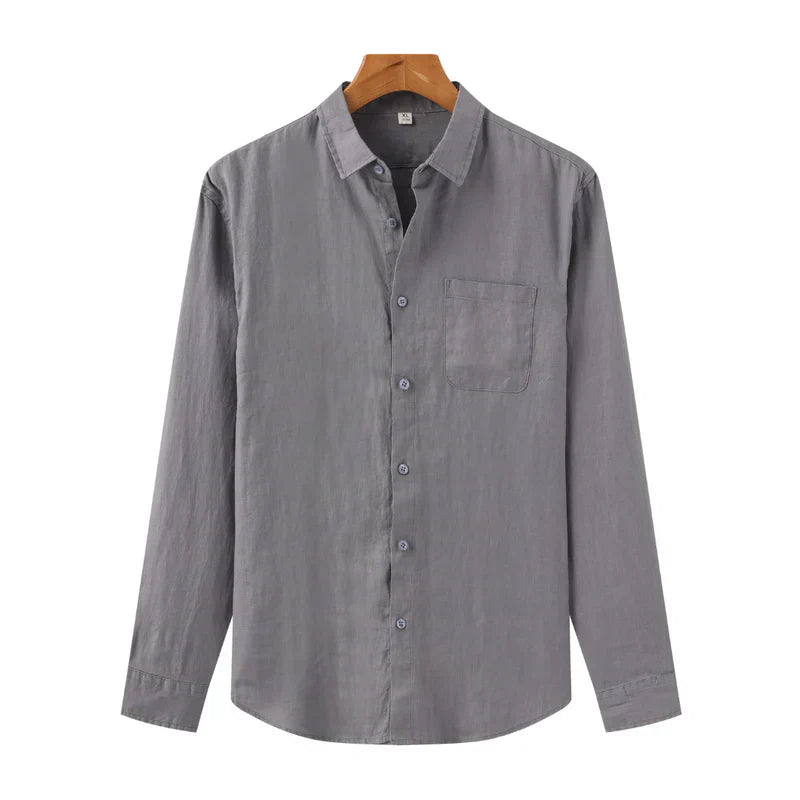 Bryan | Linen Shirt with Cape Town Design