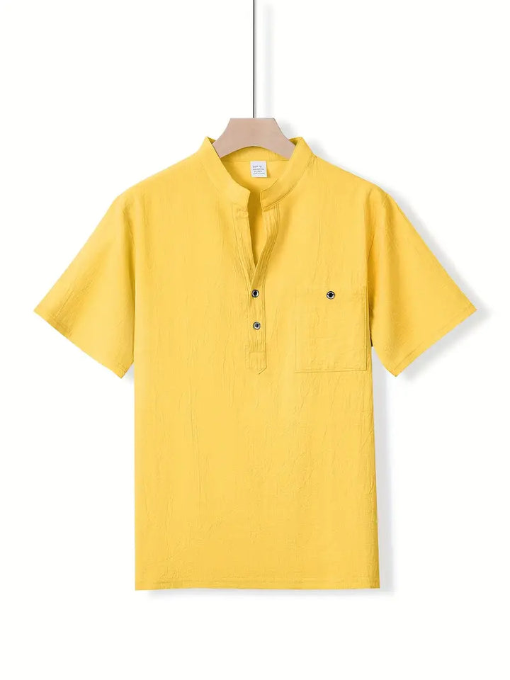 Ethan | Short Sleeve Shirt with Refined Design