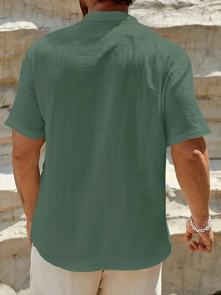 Christian | Summer Shirt with High Collar