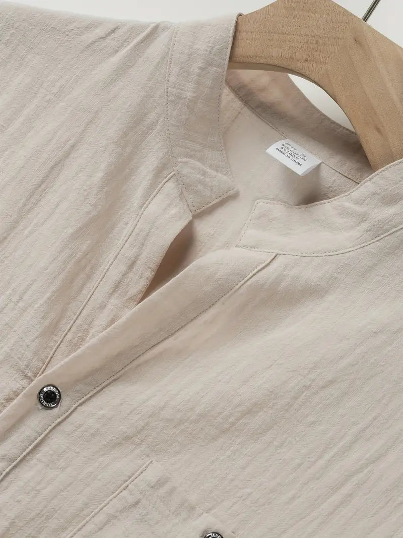 Ethan | Short Sleeve Shirt with Refined Design