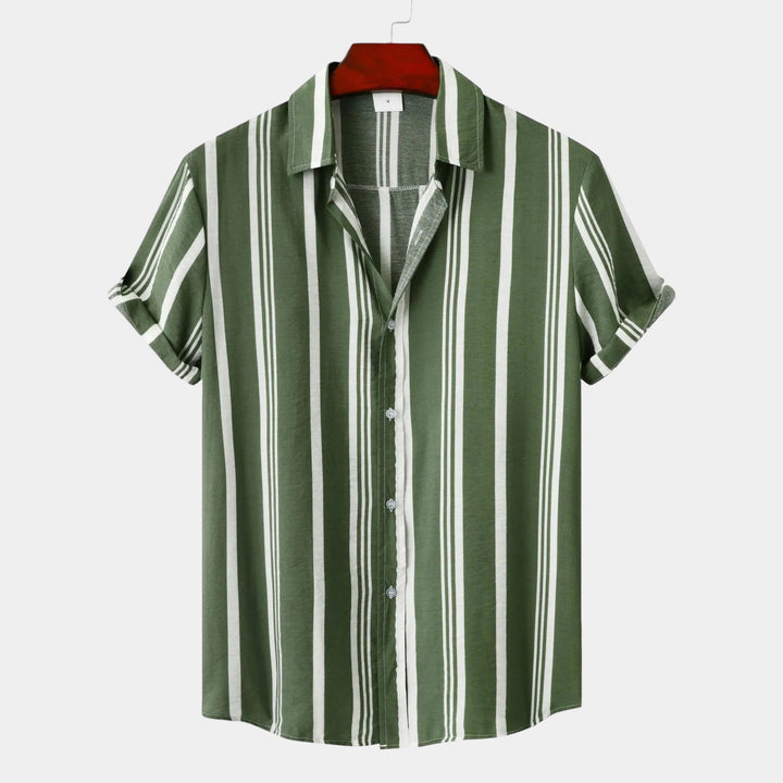 Raymond | Striped Shirt with Unique Design