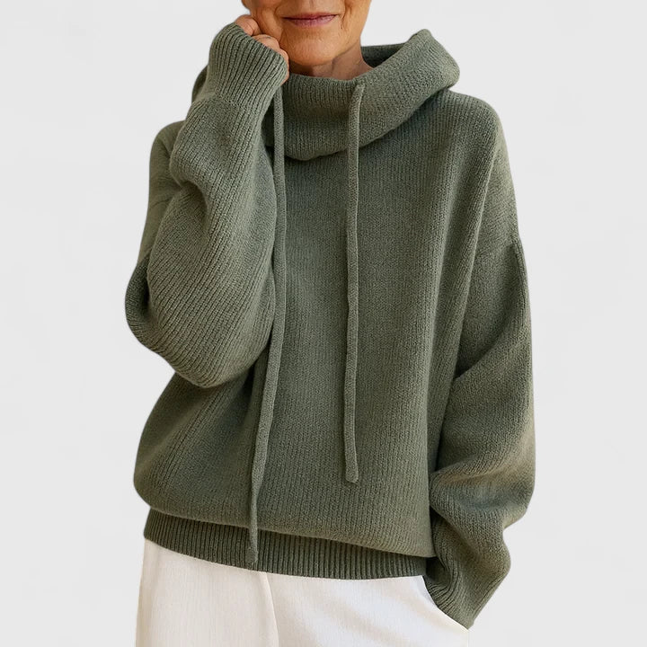 Marie | Knit Hoodie with Soft Texture