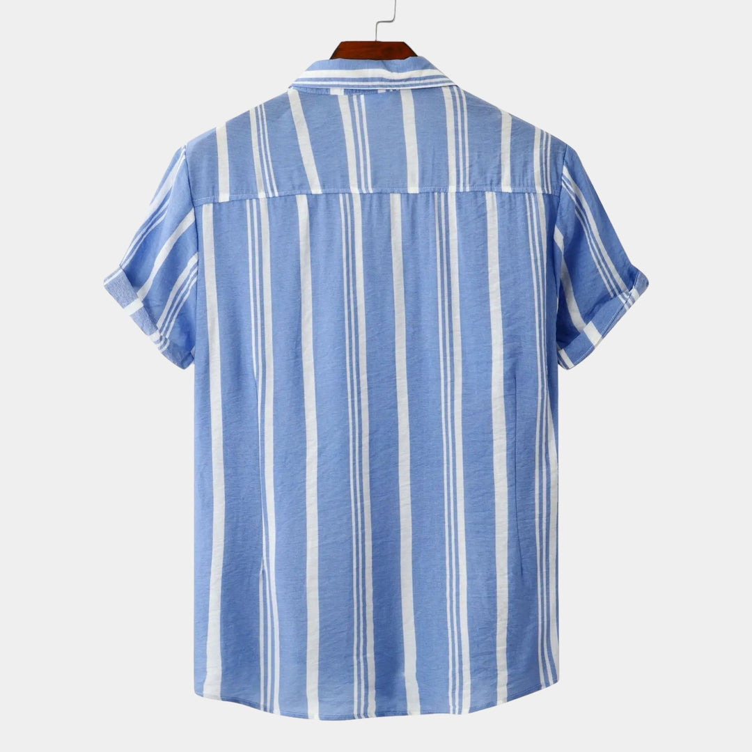 Raymond | Striped Shirt with Unique Design