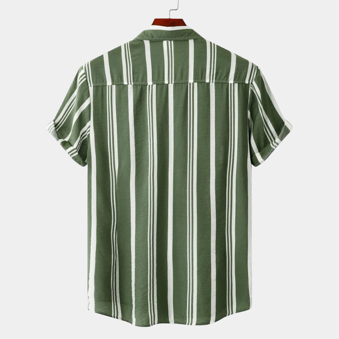 Raymond | Striped Shirt with Unique Design