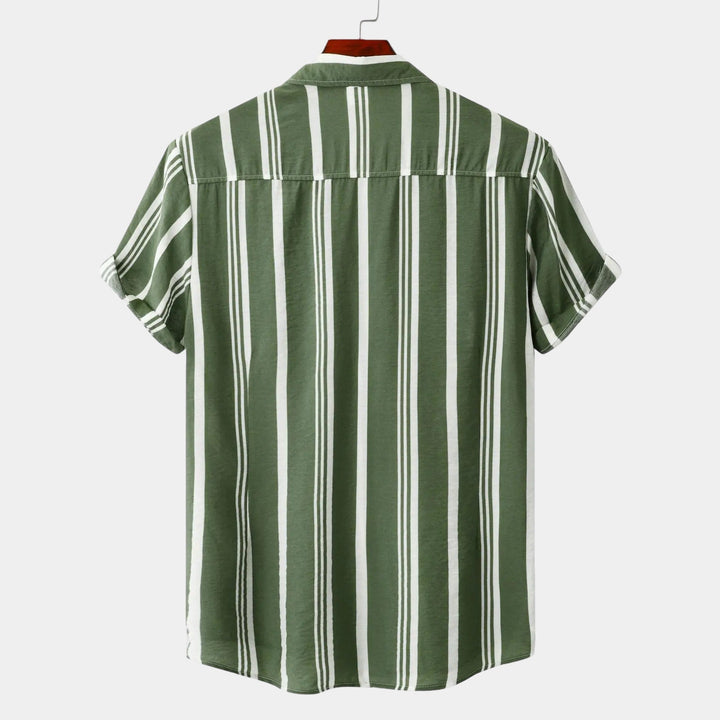 Raymond | Striped Shirt with Unique Design
