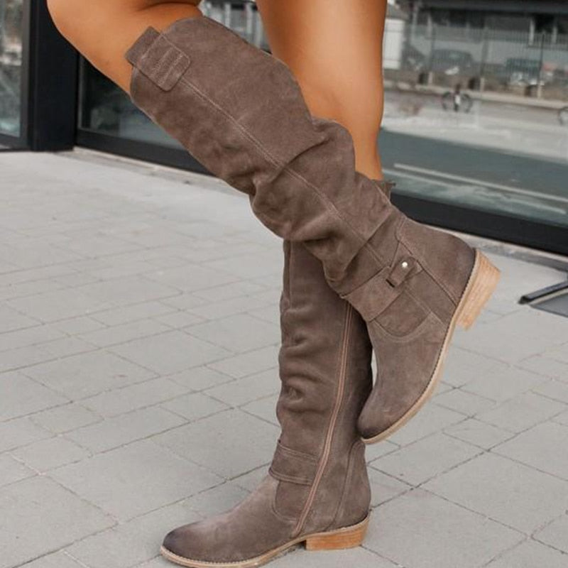 Lina | Comfortable Suede Boots with Warm Lining