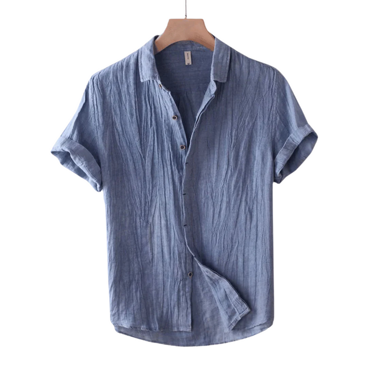 Scott | Short Sleeve Button-Up Shirt with Tailored Fit