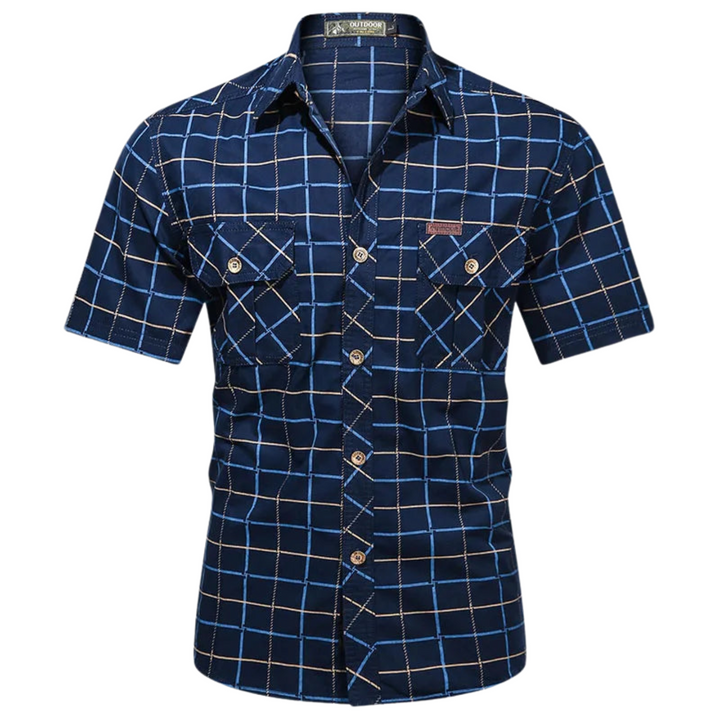 Austin | Short Sleeve Shirt with Checkered Pattern