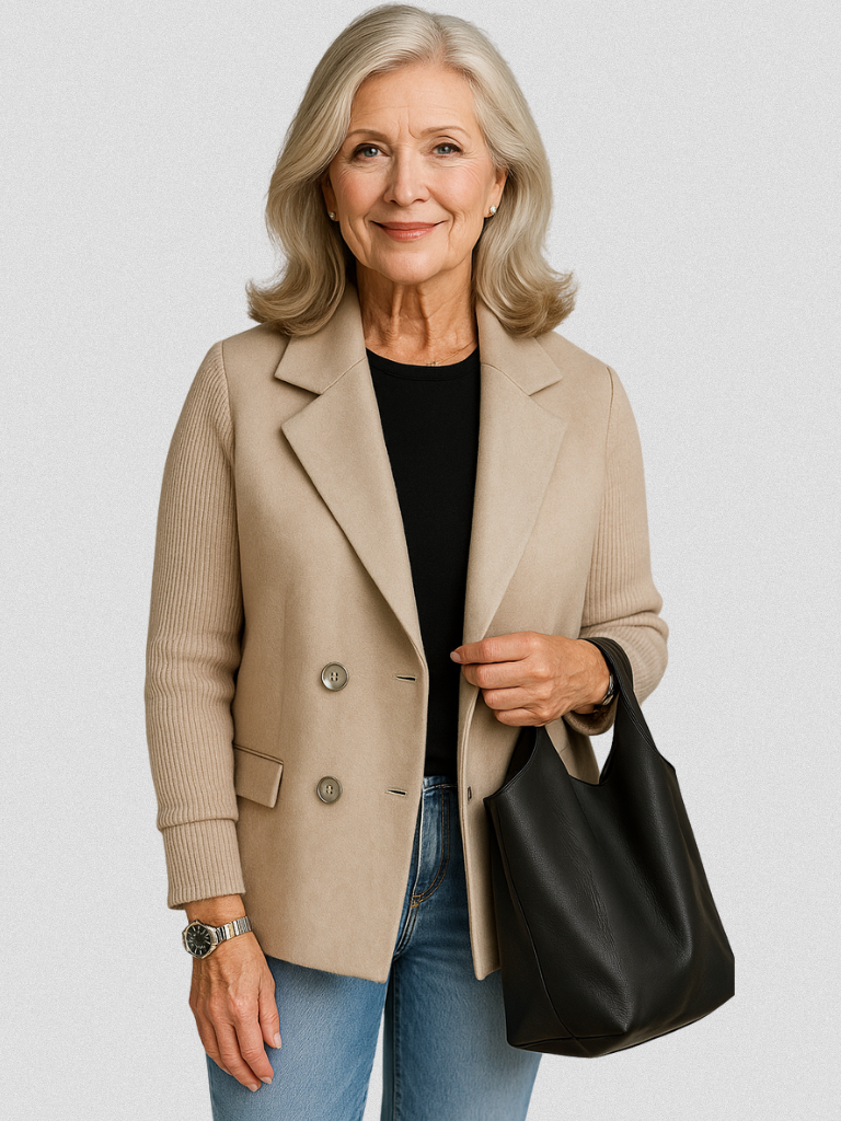 Eva | Sweater Blazer with Tailored Fit