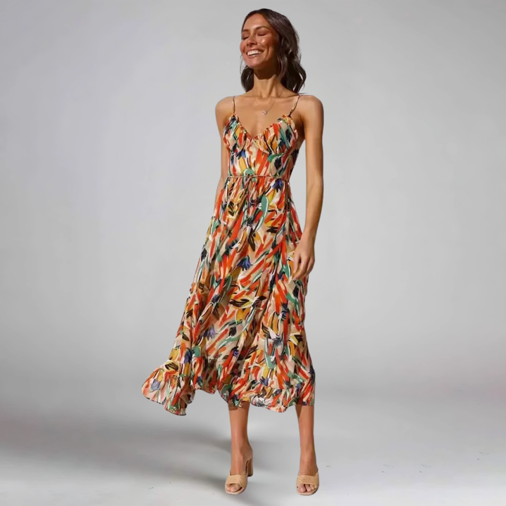 Angela | Dress with Bohemian Design