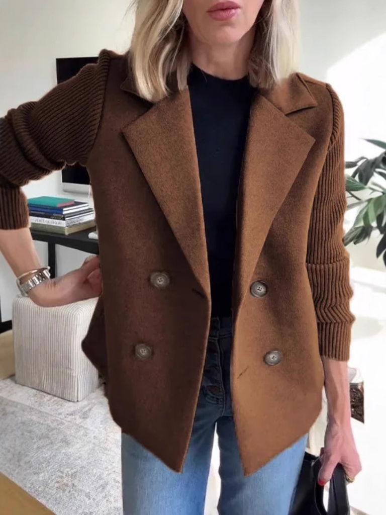Eva | Sweater Blazer with Tailored Fit