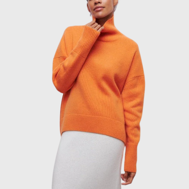 Avery | Pullover with High Neck