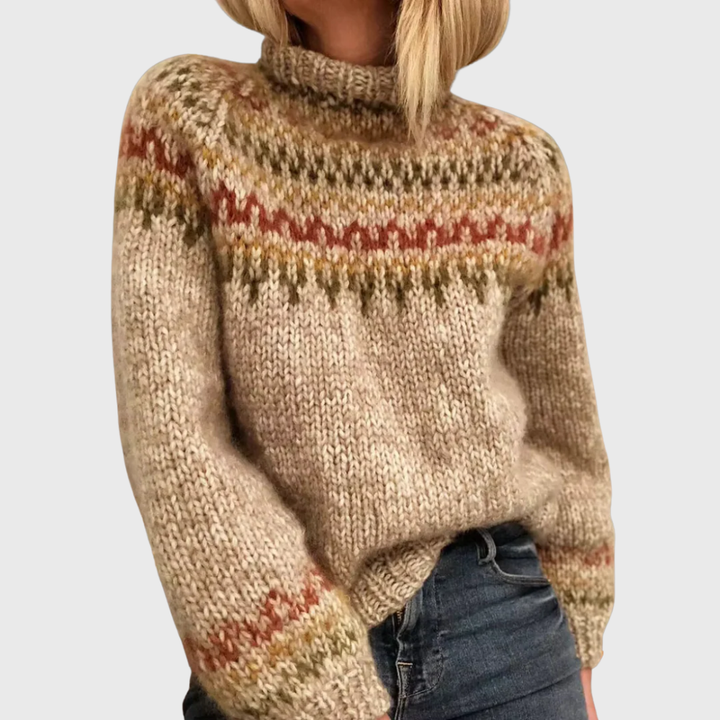 Astrid | Women's Sweater with Nordic Design