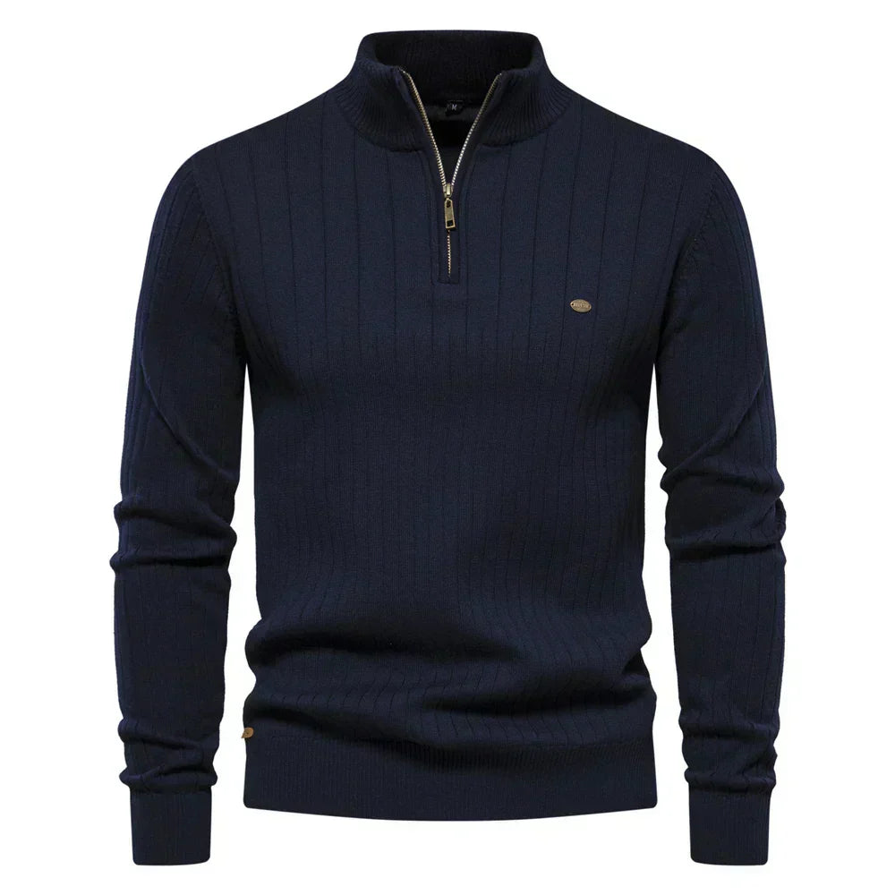 Adrian | Zippered Sweater