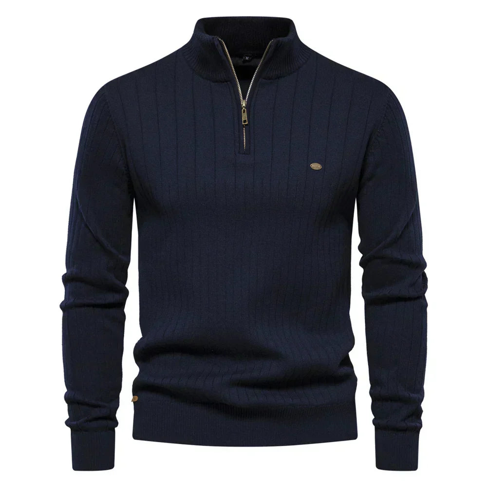 Kevin | Zip Sweater with Premium Fabric