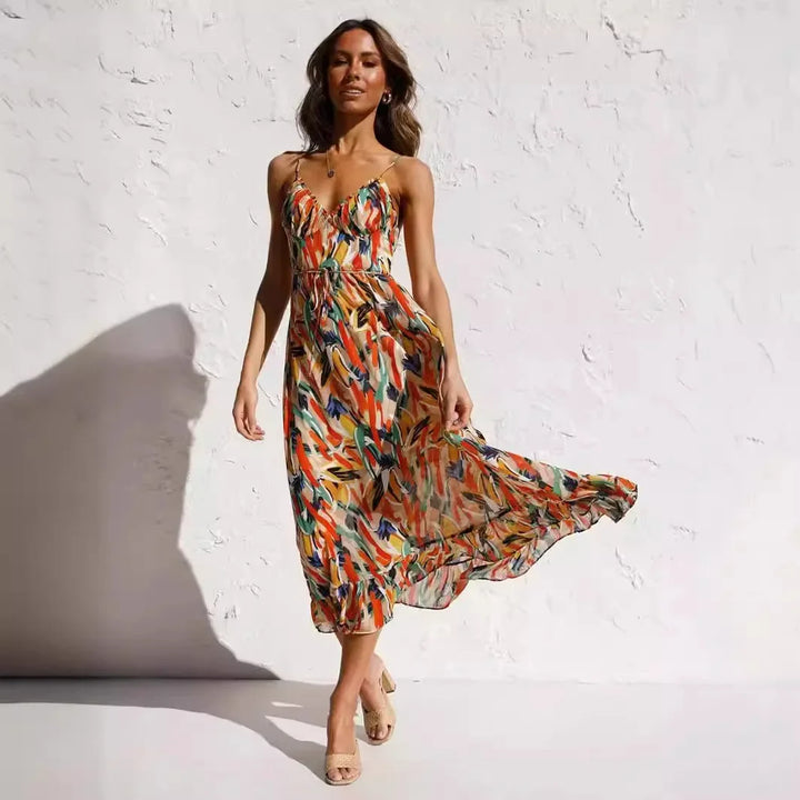 Angela | Dress with Bohemian Design